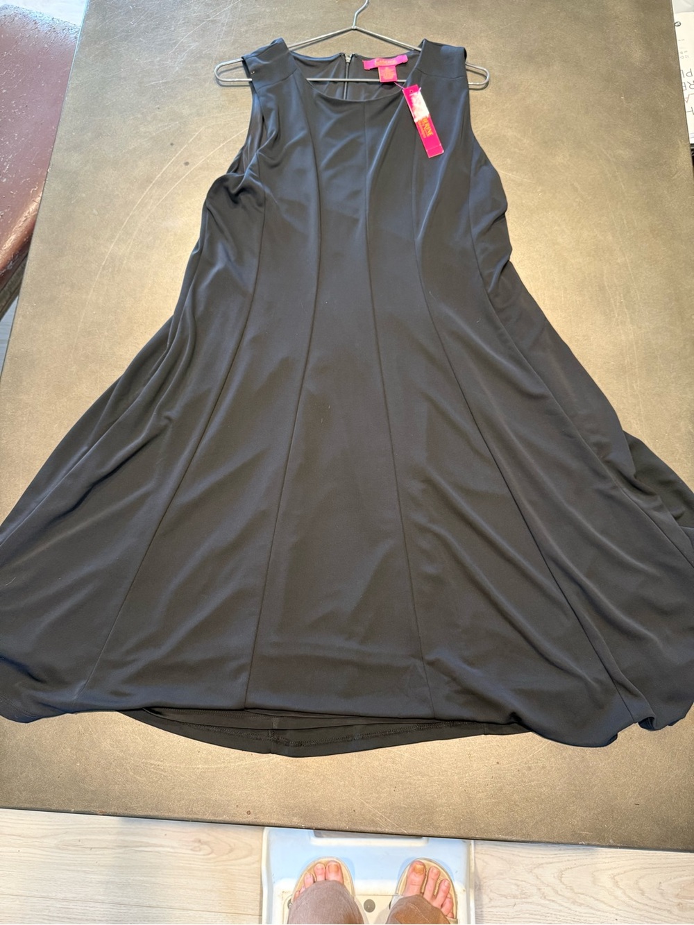 Catherine Malandrino Black Sleeveless A-Line Dress